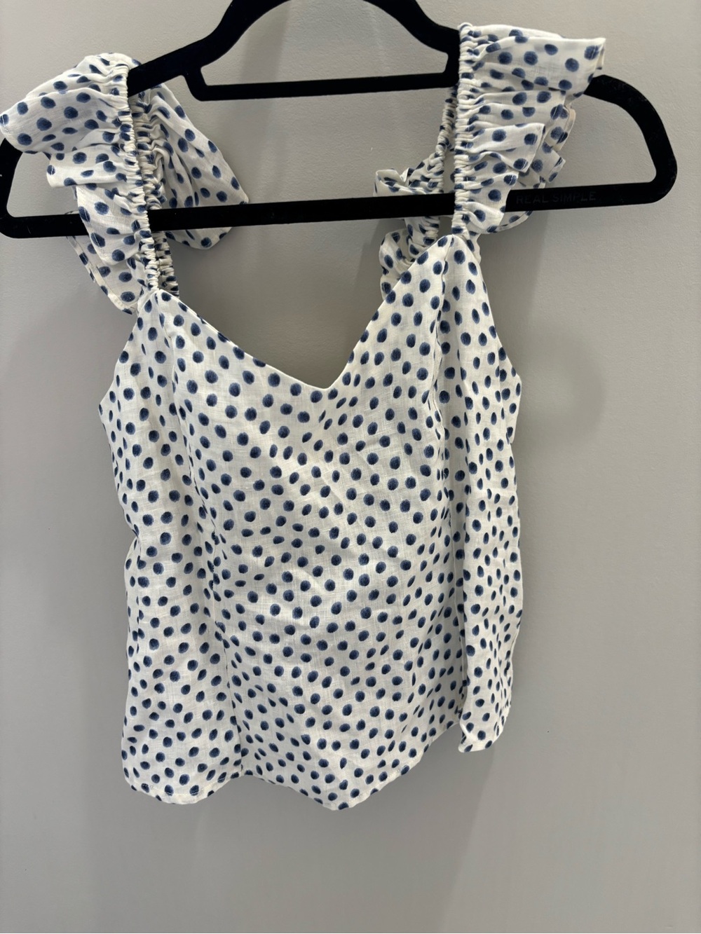 Brand new with rags ruffle sleeve cropped tank